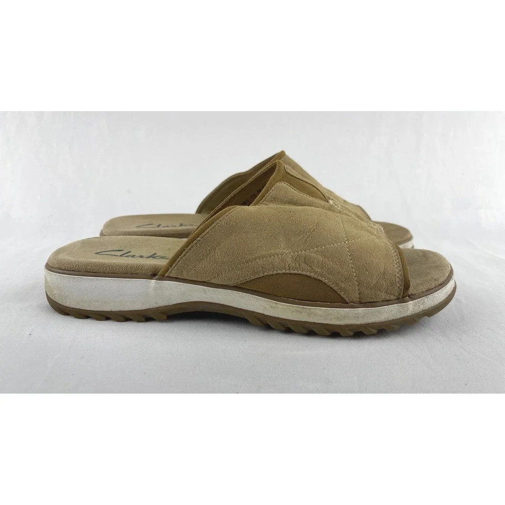 Clarks slide sandals
